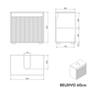 Waschtischunterschrank BELDIVO 60 cm