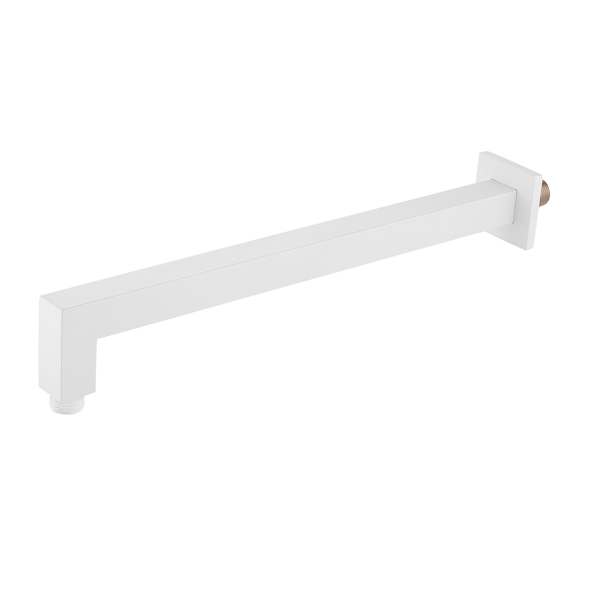 Bras de douche 04E en blanc mat - 37.5 cm