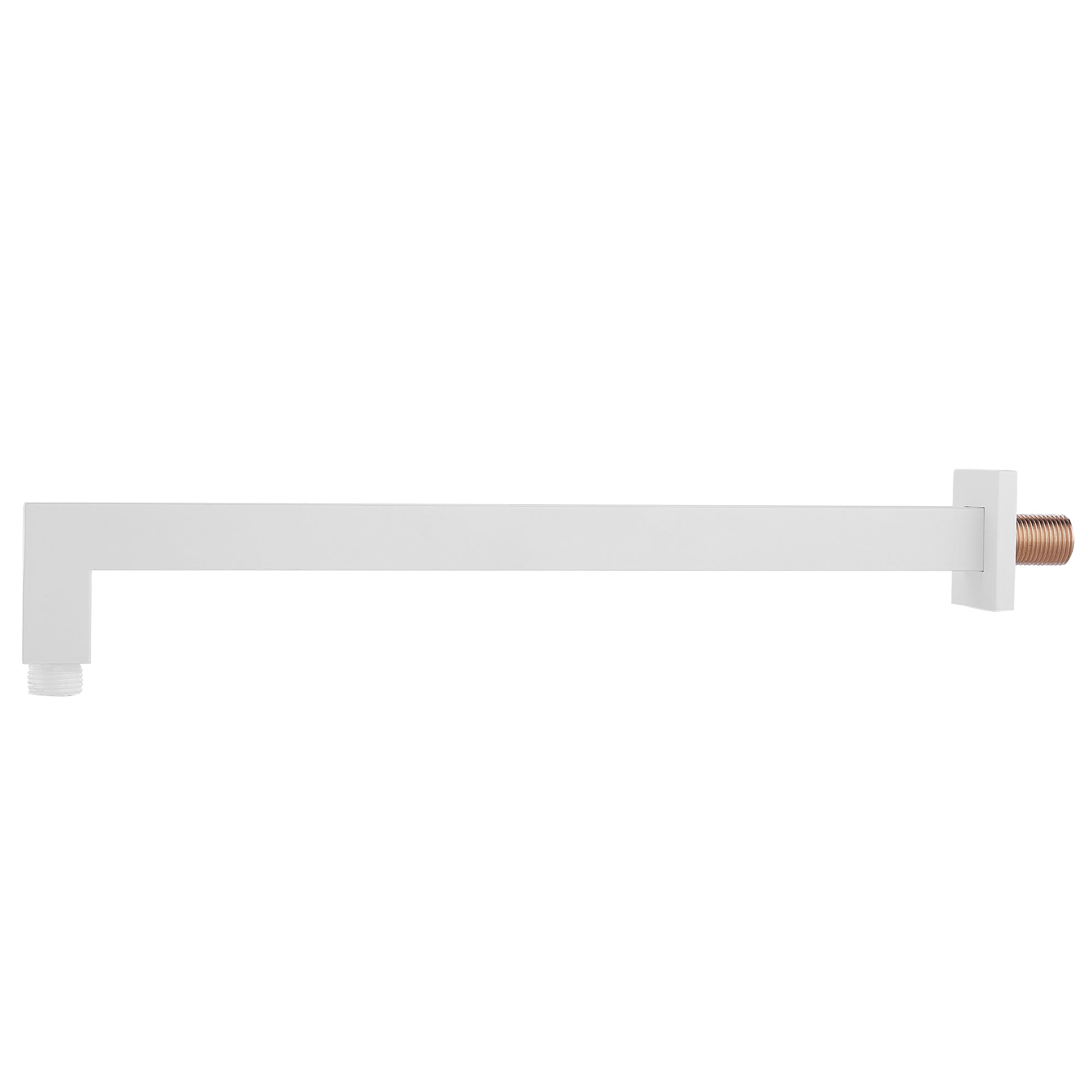 Bras de douche 04E en blanc mat - 37.5 cm