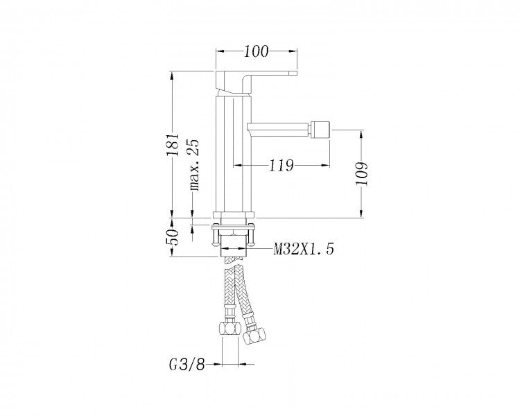 Bidet-Misch-Armatur 1238C