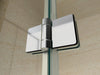 Paroi de douche pliante, en verre NANO, EX213, 90 x 90 x 195cm, sans receveur de douche


