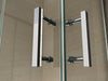 Paroi de douche pliante, en verre NANO, EX213, 100 x 100 x 195cm + receveur