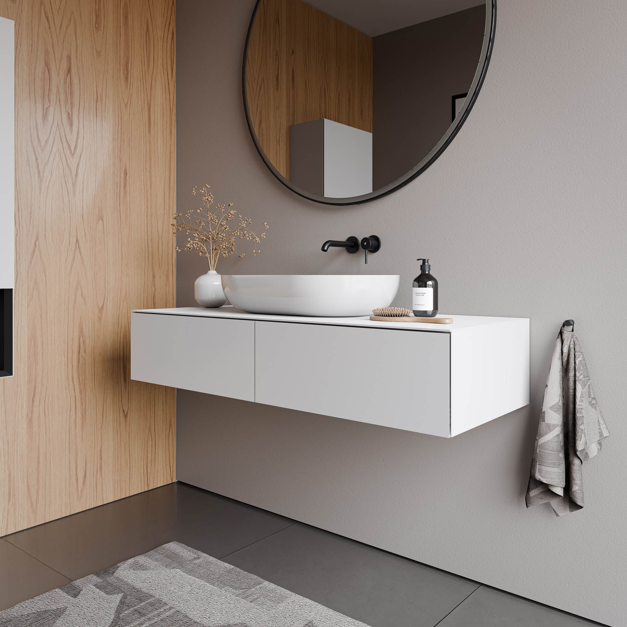 Meuble salle de bain ARCTIC 1400