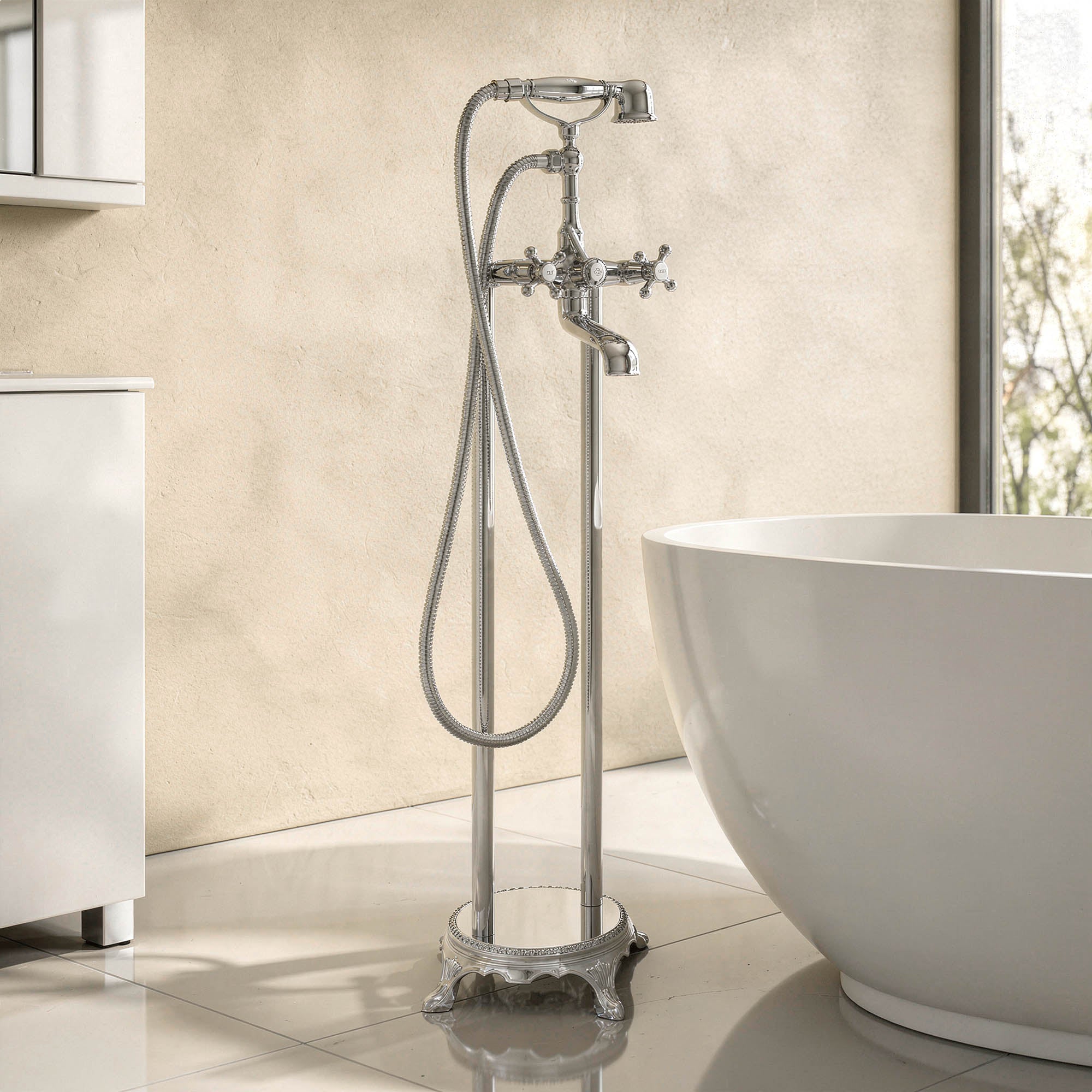 Standarmatur freistehend Wannenarmatur 1414