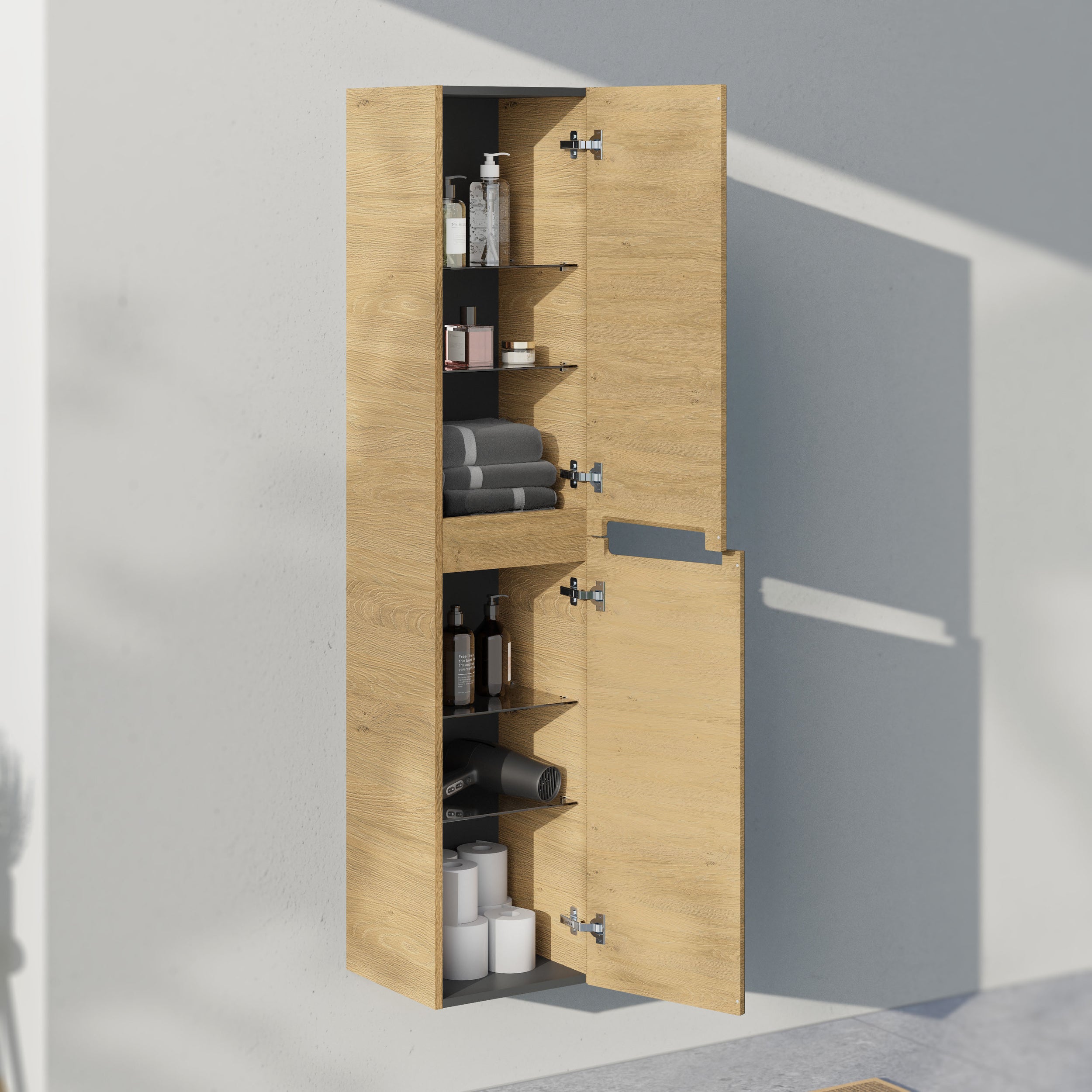 Badmöbel Set VIREO 120 cm mit Doppelwaschbecken