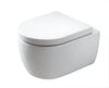 WC suspendu à fond creux sans bride NANO NT2039 - abattant Softclose inclus - Blanc brillant