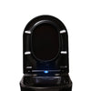 Sedile WC soft-close U1002 nero lucido con illuminazione a LED