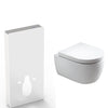 Pack WC complet 41 : NT2039 Blanc avec siège Soft-Close & module sanitaire 805S Blanc