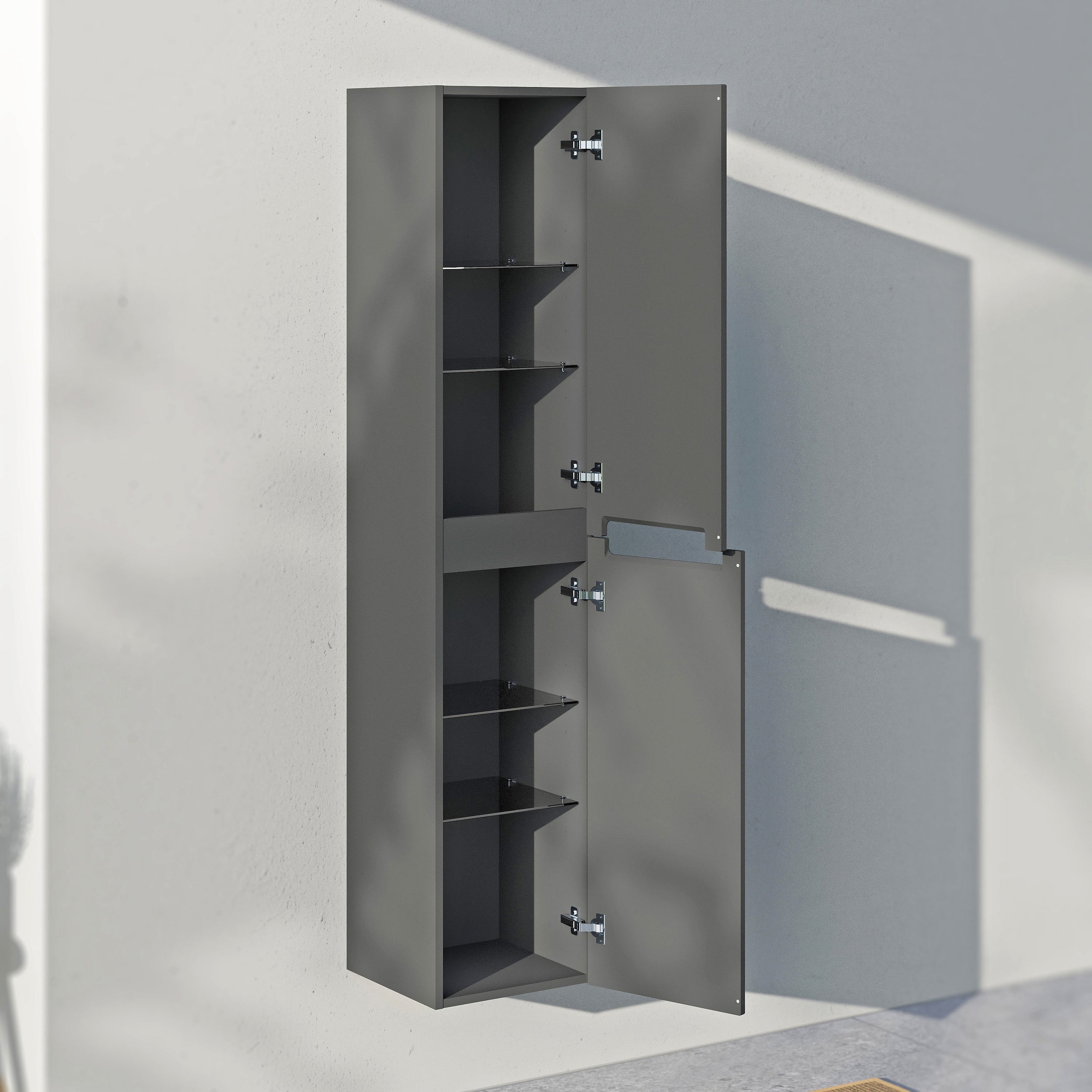 Badmöbel Set VIREO 60 cm mit Waschbecken