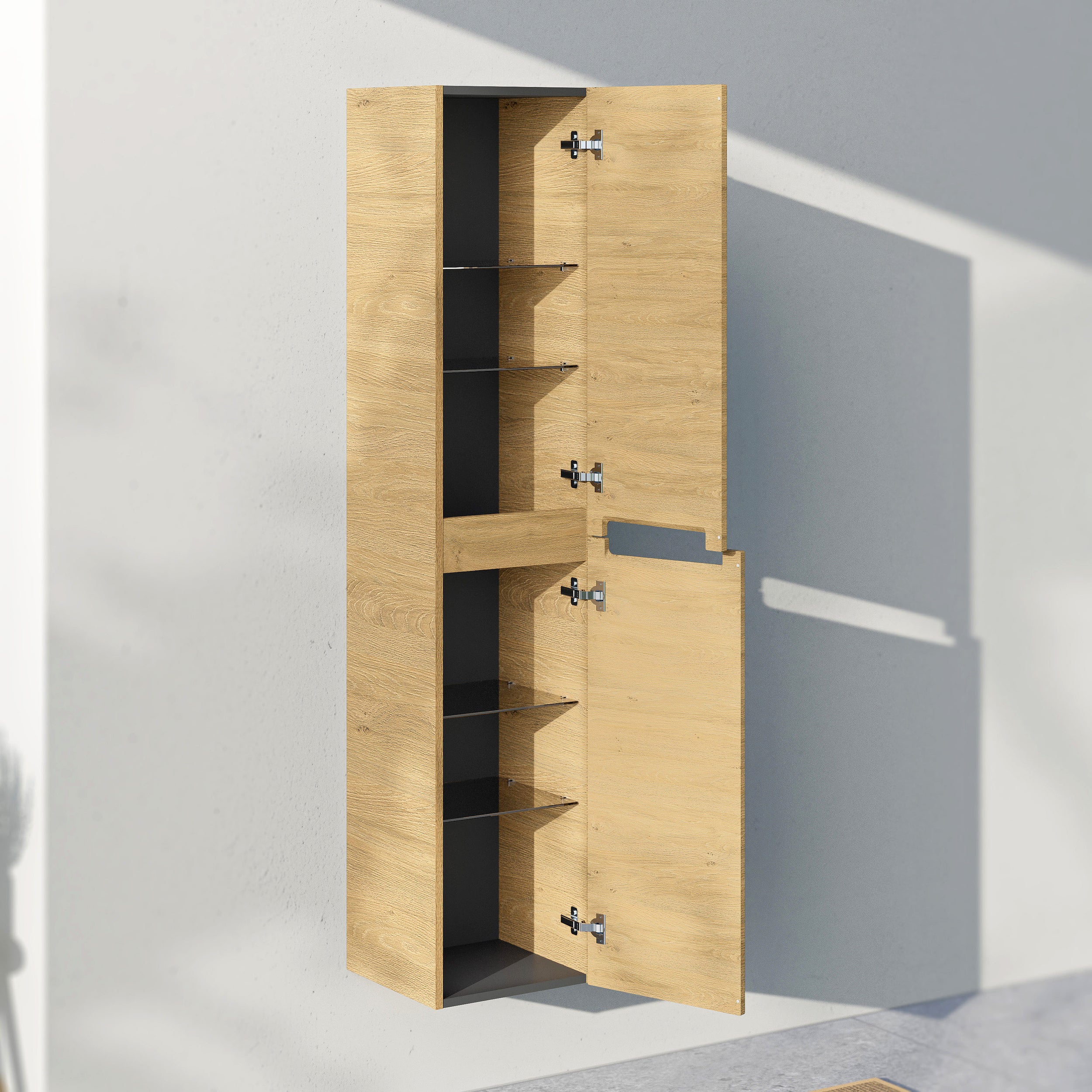 Badmöbel Set VIREO 100 cm mit Waschbecken