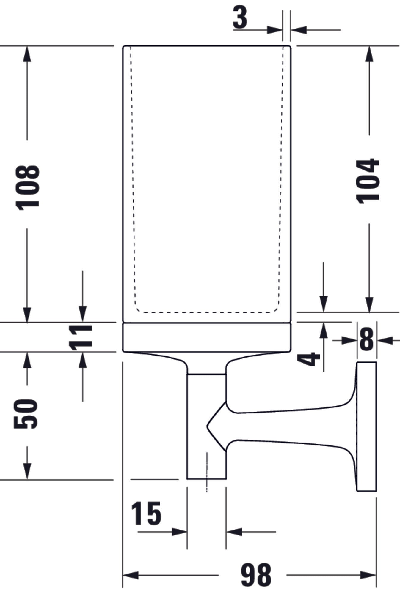 Duravit Starck T Zahnputzbecher