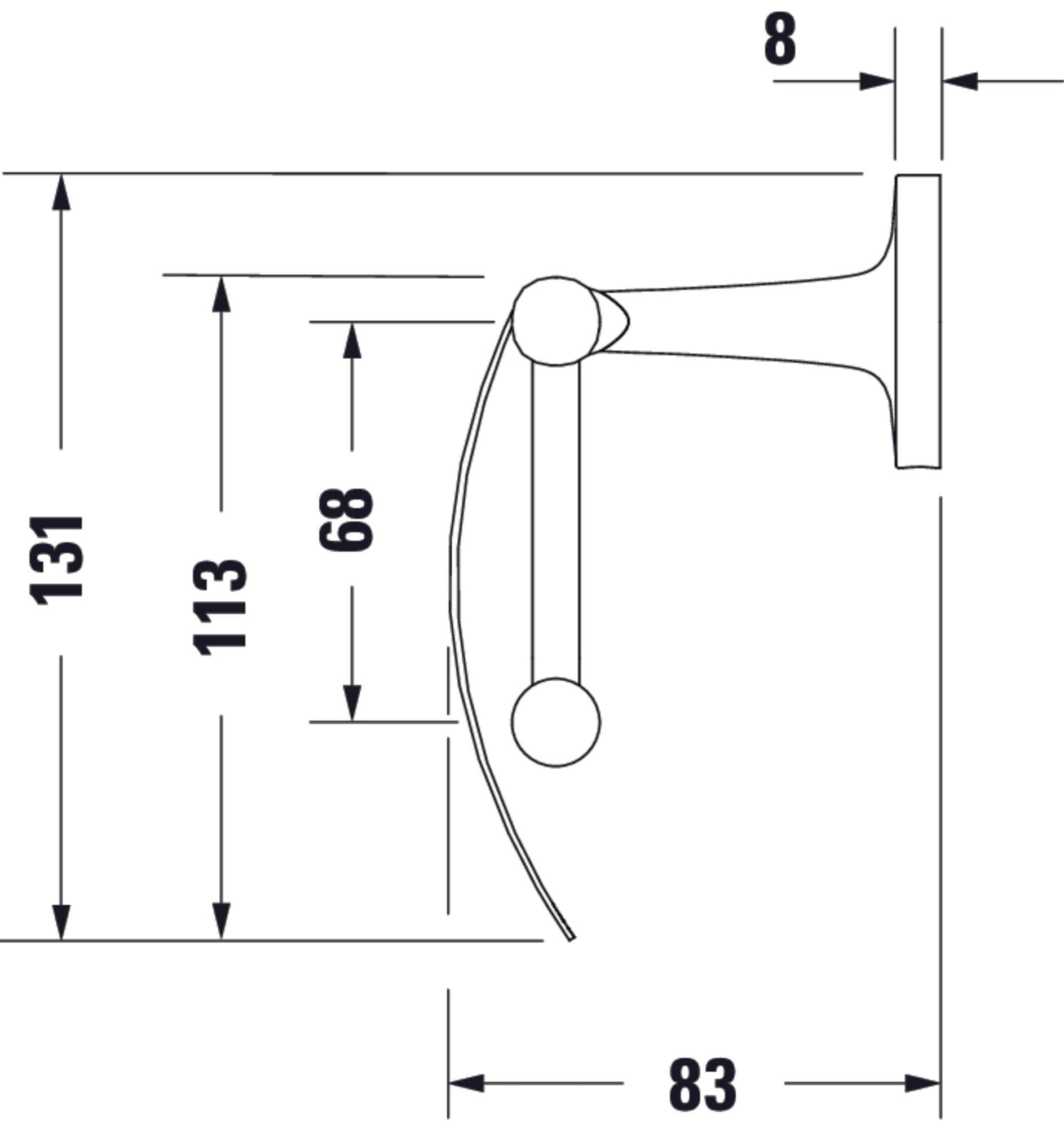 Duravit Starck T portarotolo