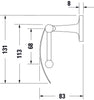 Duravit Starck T portarotolo