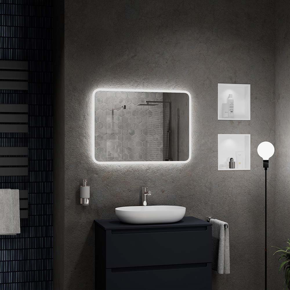 LED-Lichtspiegel 2073 eckig