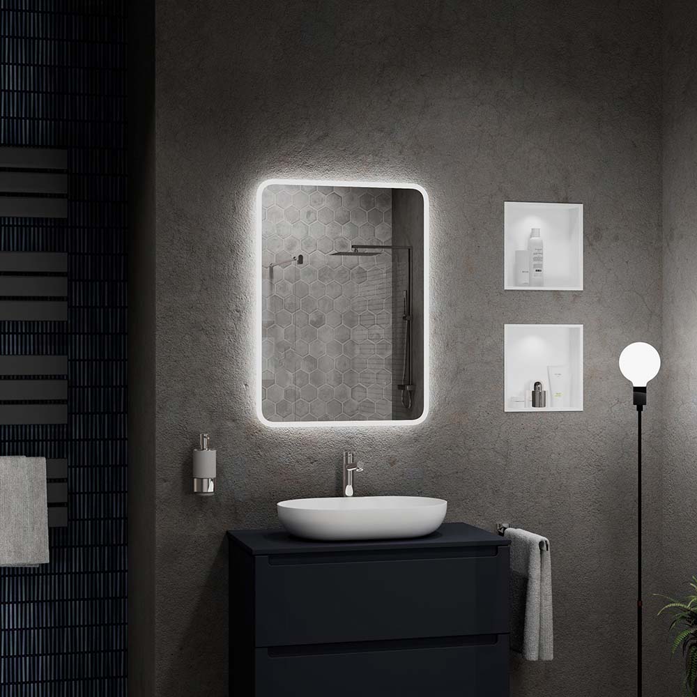 LED-Lichtspiegel 2073 eckig