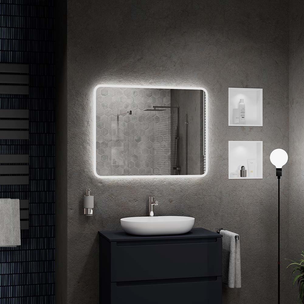 LED-Lichtspiegel 2073 eckig