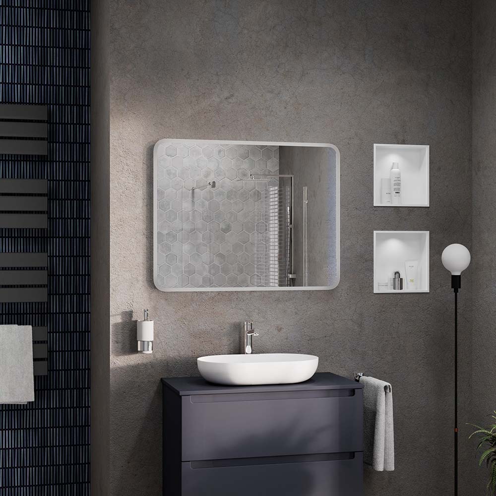 LED-Lichtspiegel 2073 eckig