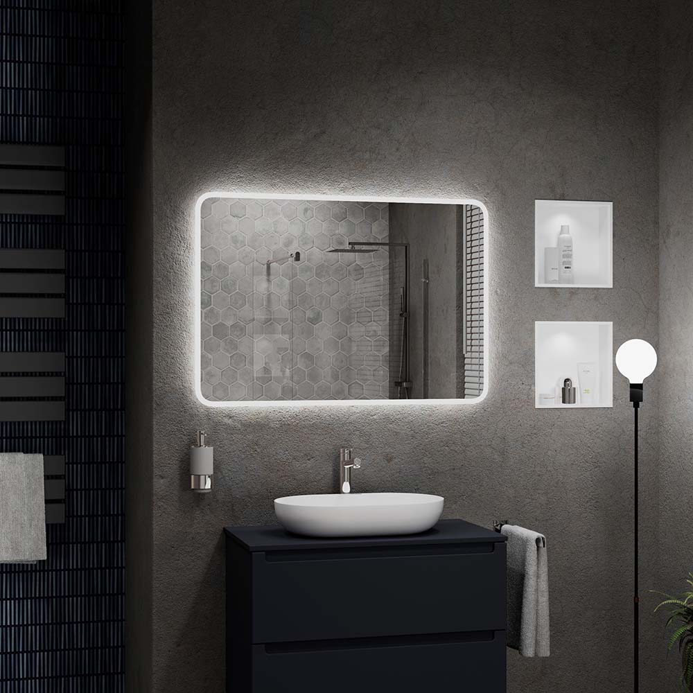 LED-Lichtspiegel 2073 eckig