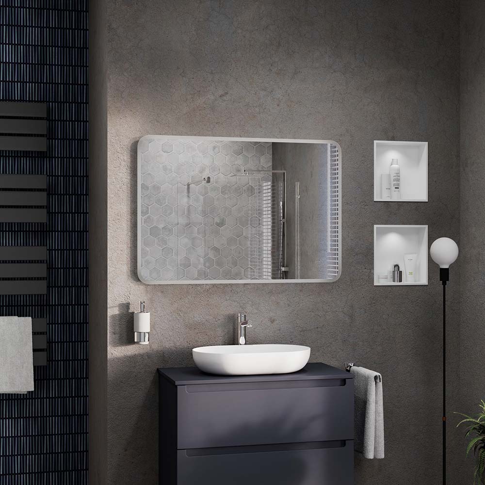 LED-Lichtspiegel 2073 eckig