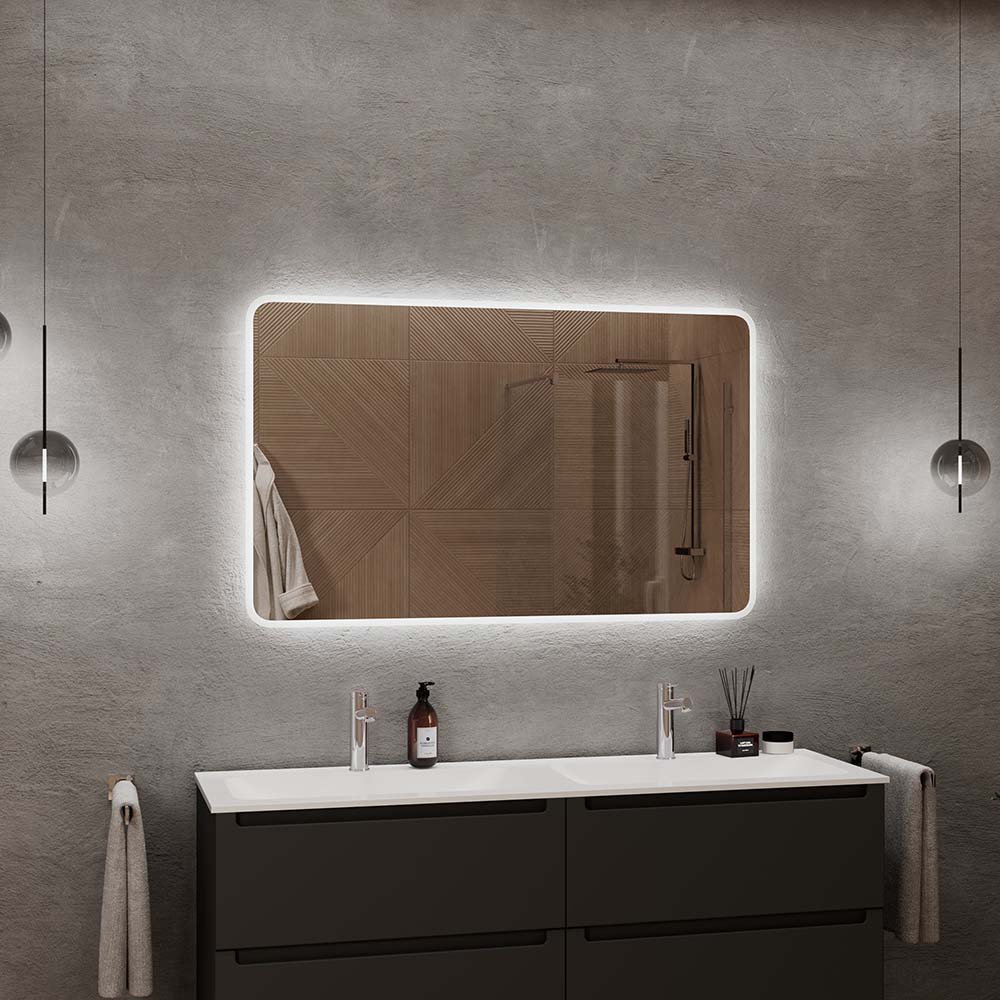 LED-Lichtspiegel 2073 eckig