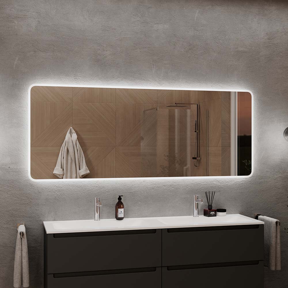 LED-Lichtspiegel 2073 eckig