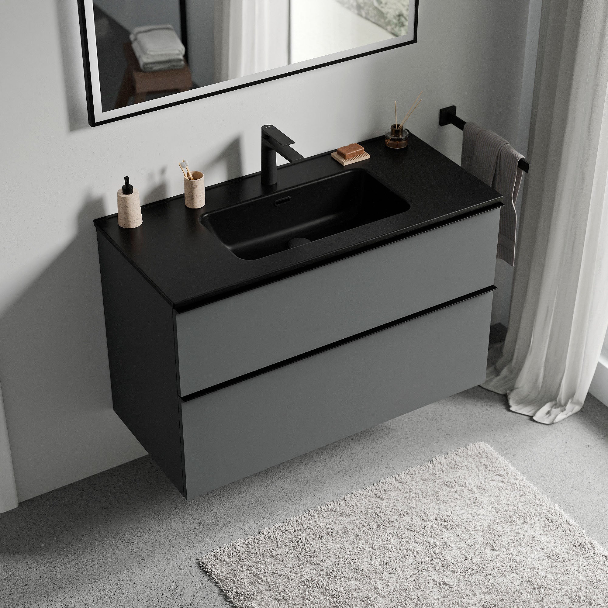 Waschtischunterschrank LAVOA 80 cm