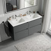 Badmöbel Set VIREO 120 cm mit Doppelwaschbecken