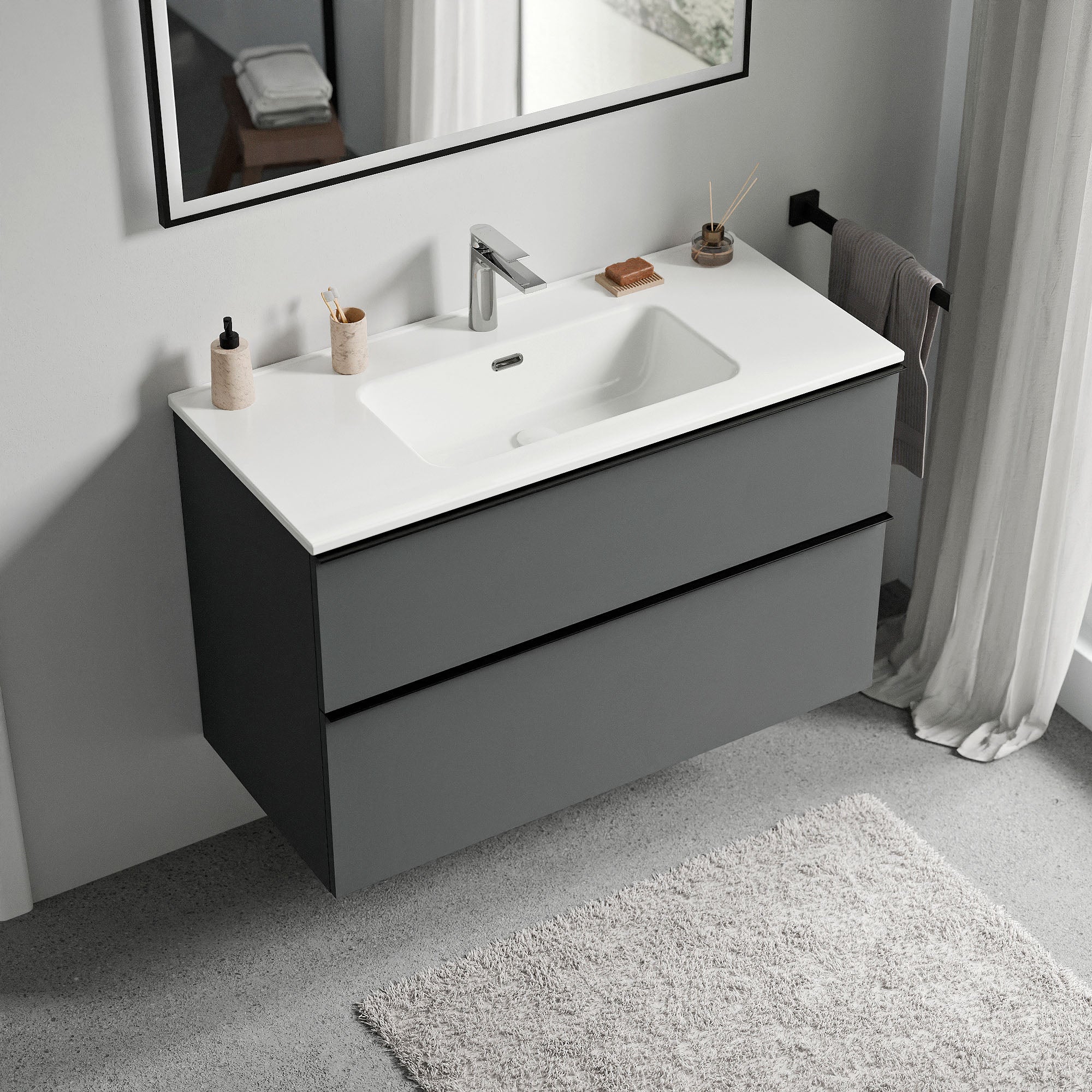 Waschtischunterschrank LAVOA 80 cm