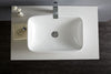 Lavabo / lavandino da appoggio NT3155 - ceramica sanitaria - 58x38,5cm