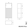 Ensemble de meubles de salle de bain BELDIVO 60 cm