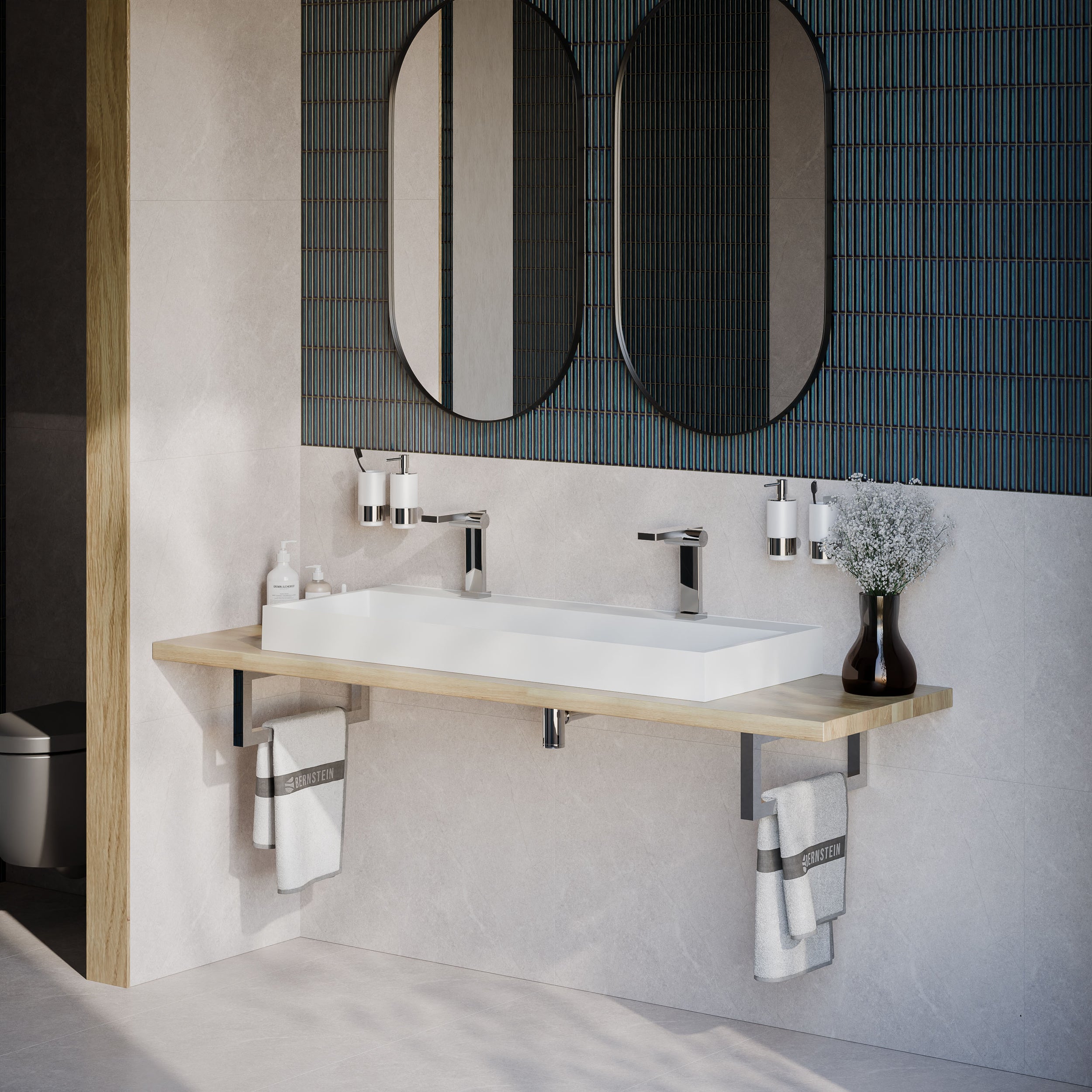 Robinetterie de lavabo design pour salle de bains NT3110G