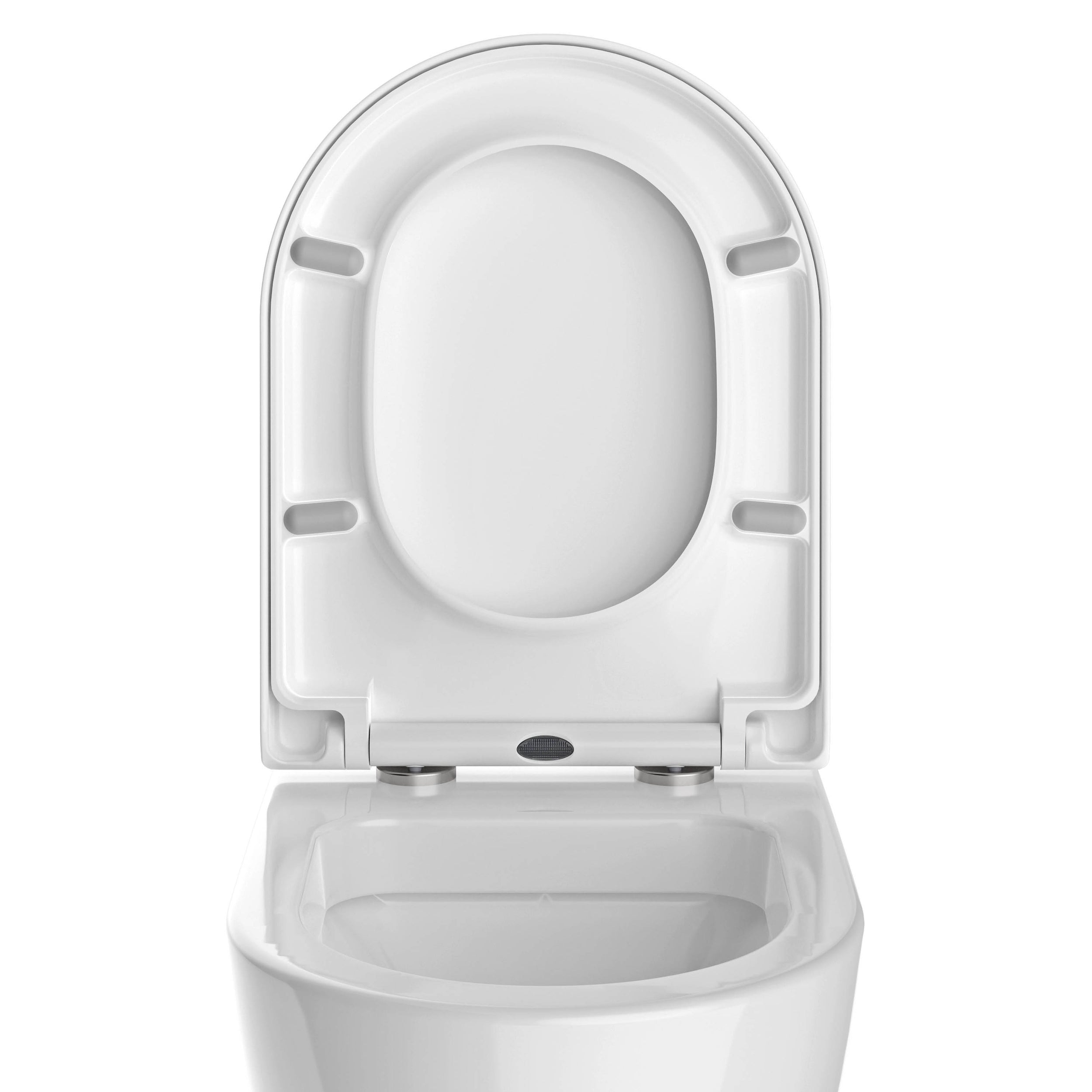 Abattant WC universel U1002 - avec éclairage LED - fonction Softclose - Blanc brillant