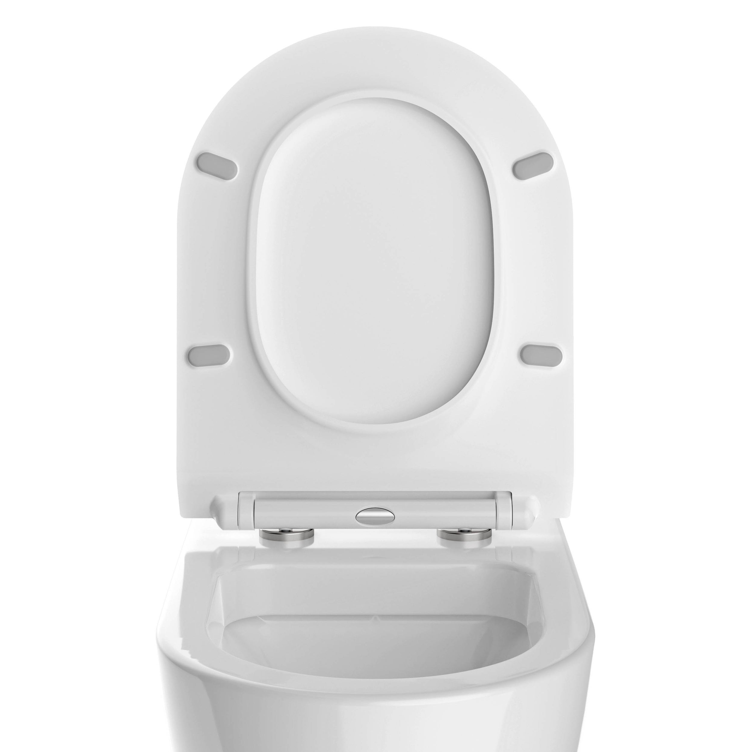 Coperchio WC flat - Coperchio di ricambio per sedile WC Softclose U2019 - Bianco lucido