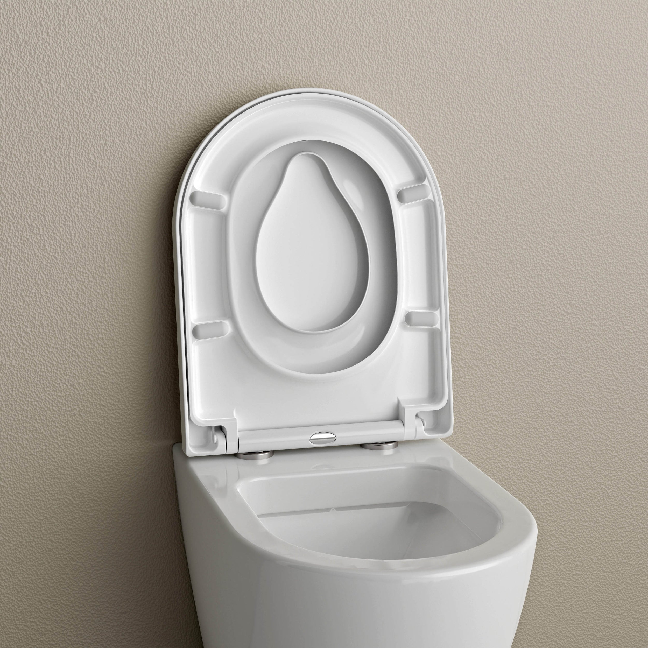 Abattant WC U1006 - fonction Softclose et siège enfant intégré - Blanc brillant