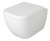 WC sospeso senza brida 101R - Sedile con tecnologia Softclose - Bianco lucido