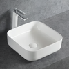 Lave-mains à poser en céramique sanitaire KW6134 - 38,5 x 38,5 x 13,5 cm - Couleur en option