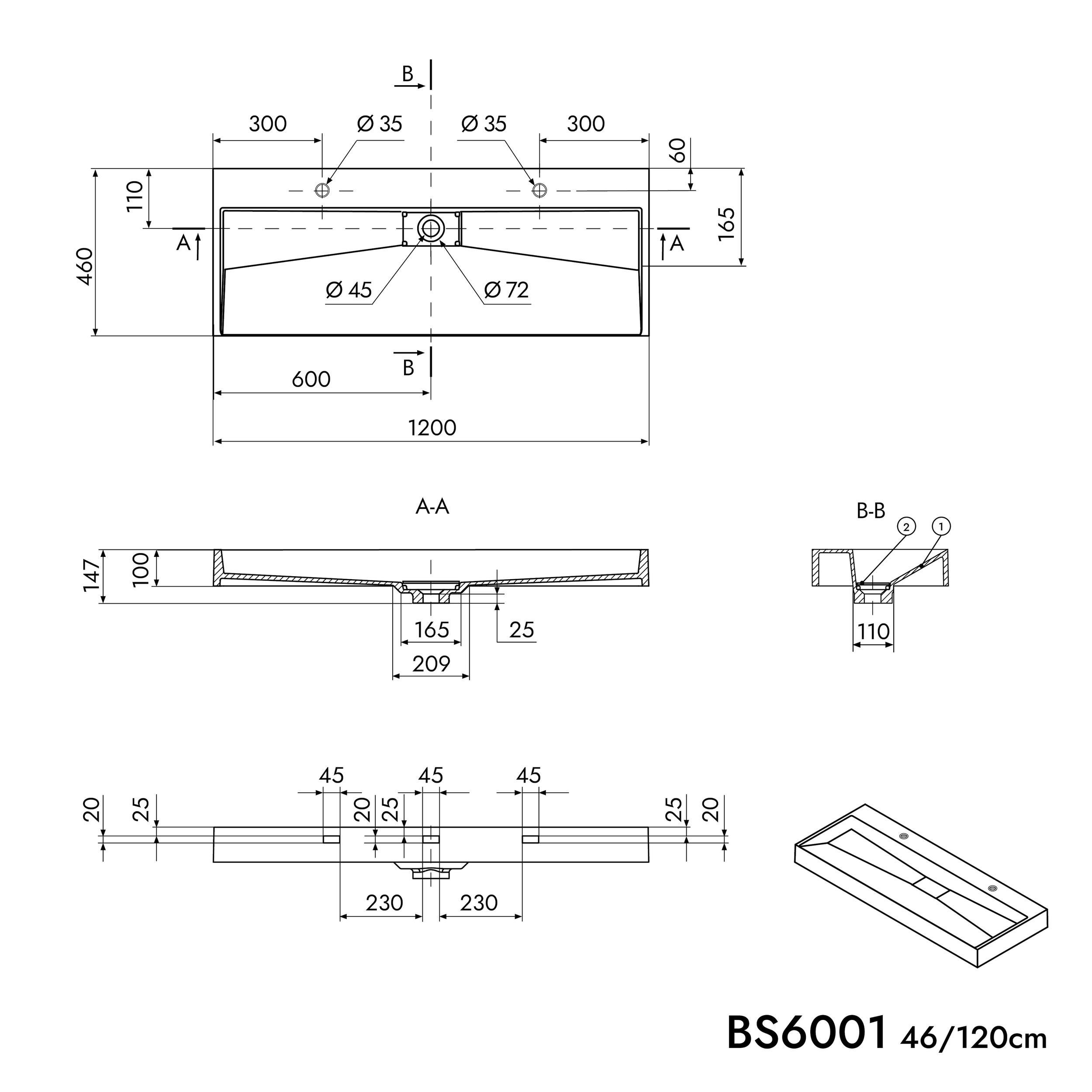 Vasque BS6001 