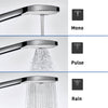 Sistema doccia Duravit con termostato e ripiano in vetro