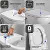 Siège de WC universel Duravit Univavo avec abattant à descente amortie, rond