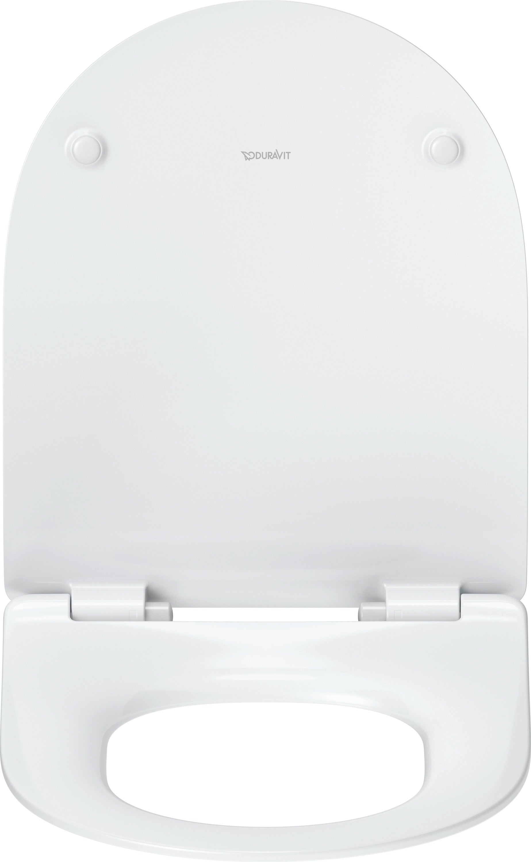 Siège de WC universel Duravit Univavo avec abattant à descente amortie, rond