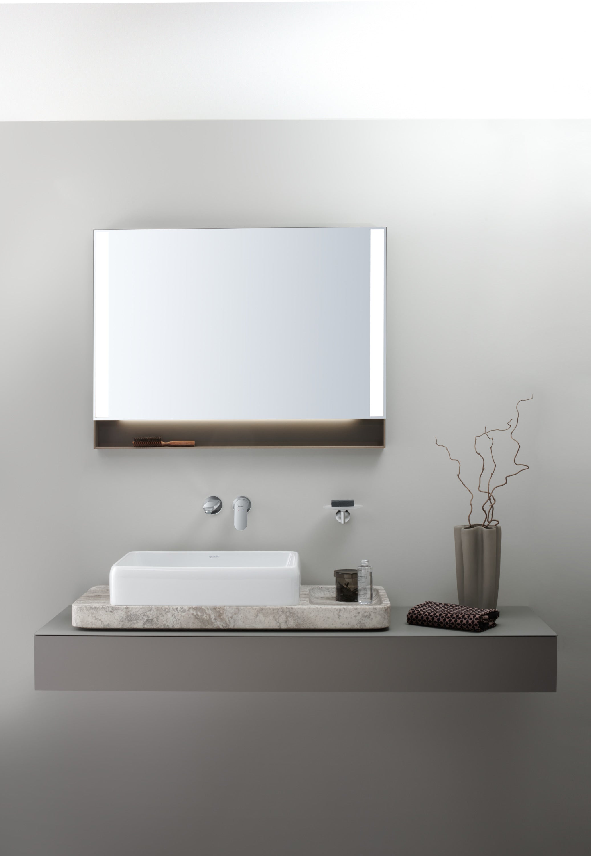Mitigeur monotrou encastré pour lavabo Duravit Wave