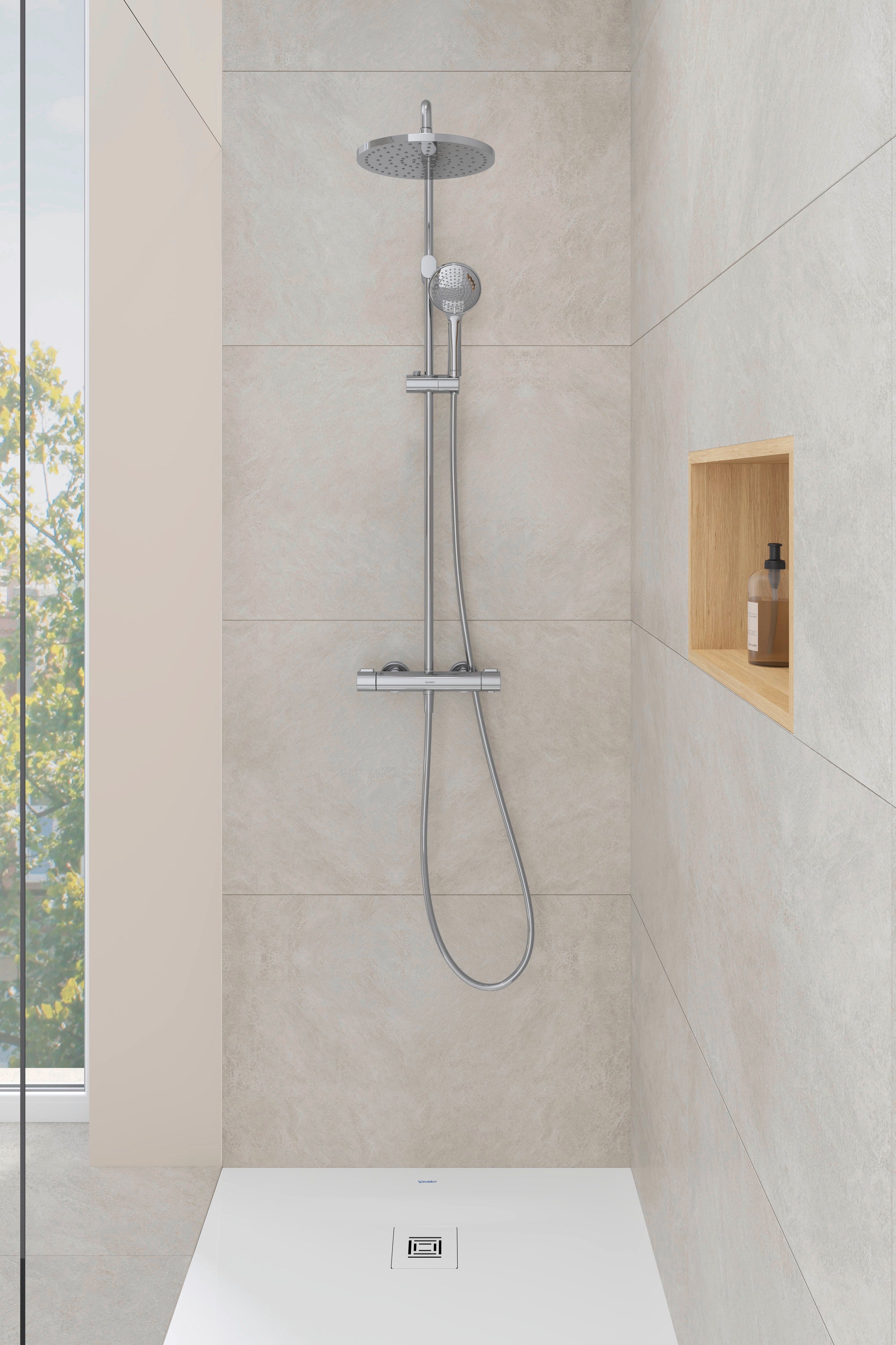 Sistema doccia Duravit con termostatico 