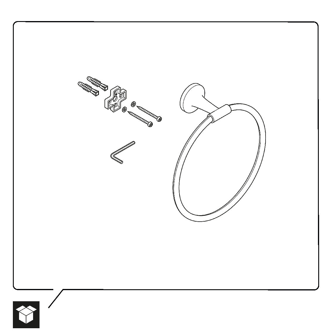 Duravit Starck T Handtuchring