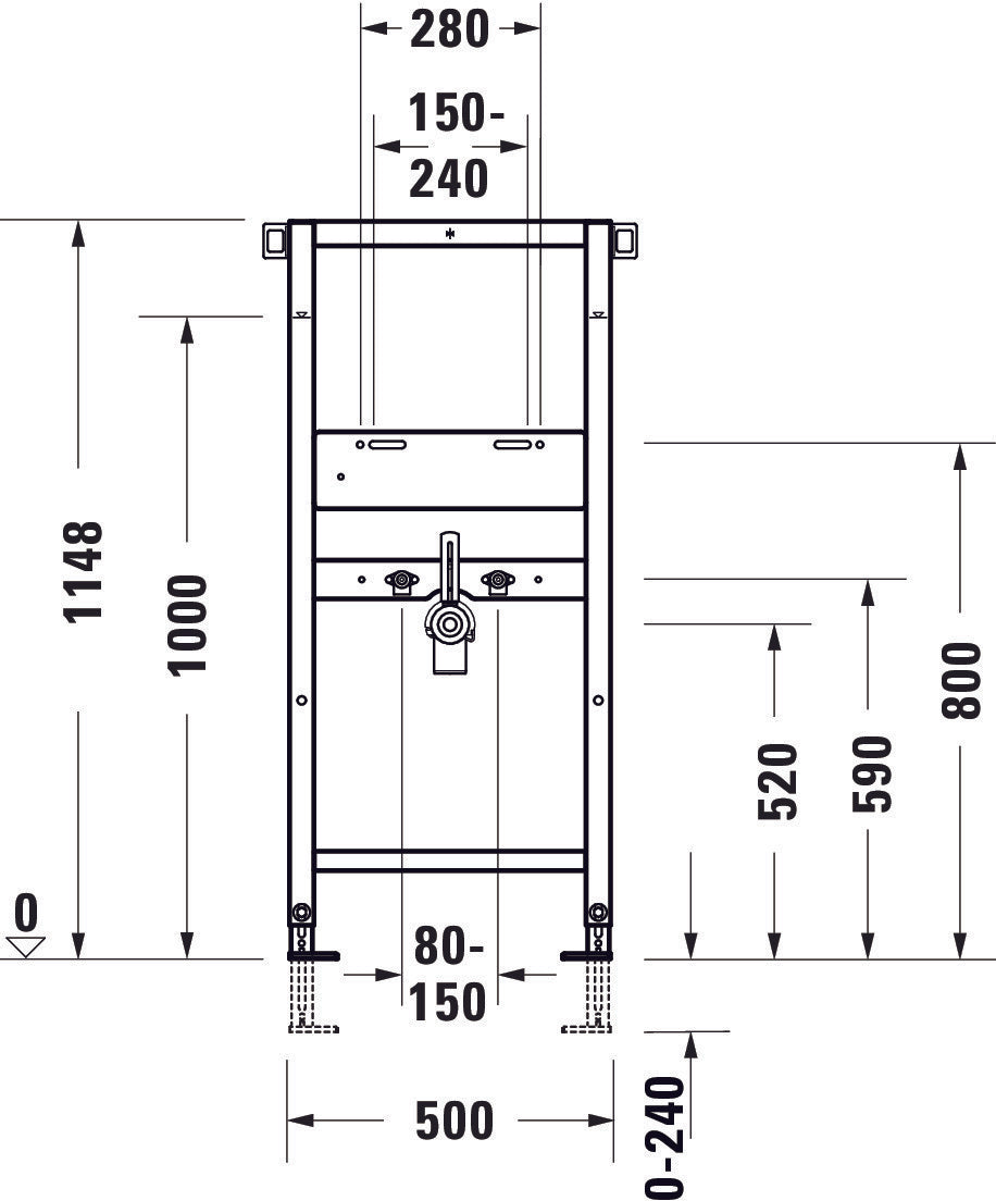 DuraSystem Waschtisch-Element, Standard