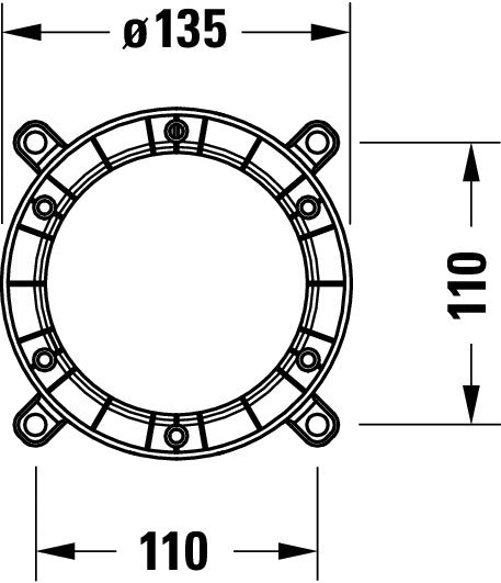 Duravit Grundkörper für Wannenmischer