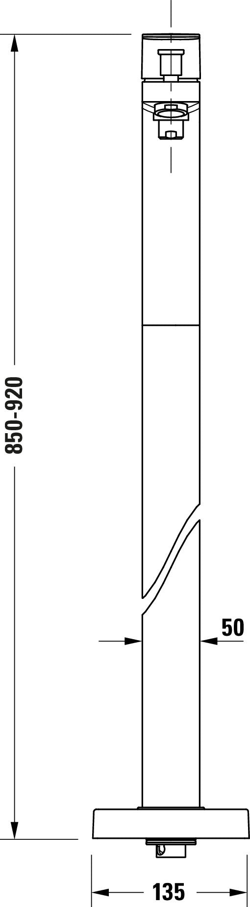 Duravit Manhattan Einhebel-Wannenmischer