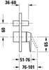 Duravit Manhattan Einhebelmischer Unterputz Set