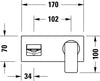Duravit Manhattan Einhebel-Waschtischarmatur