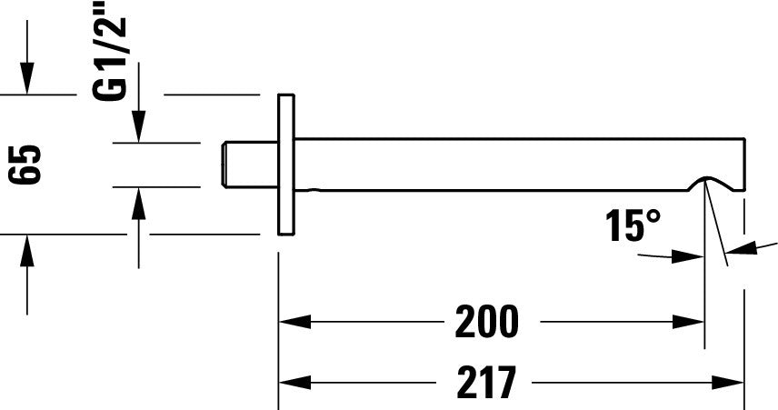 Duravit Circle Wanneneinlauf