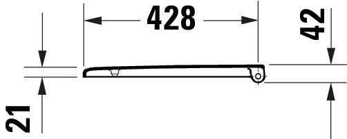 Duravit Univavo Universal WC-Sitz mit Absenkautomatik
